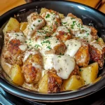 Crockpot Garlic Parmesan Chicken and Potatoes 4 Servings Easy Delicious