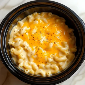 Crockpot Mac and Cheese 4 Ingredients Easy Delicious
