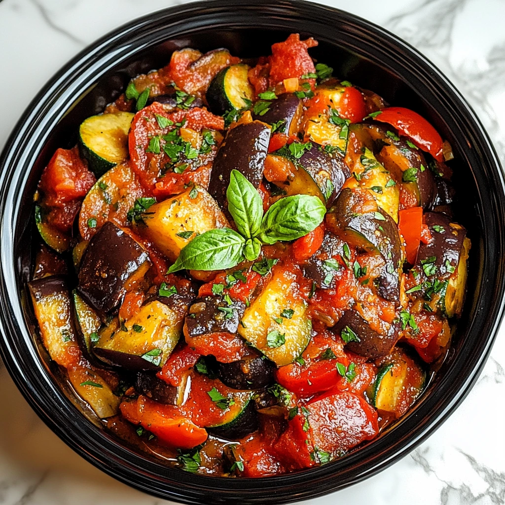 Crockpot Ratatouille 7 Ingredients Easy Delicious
