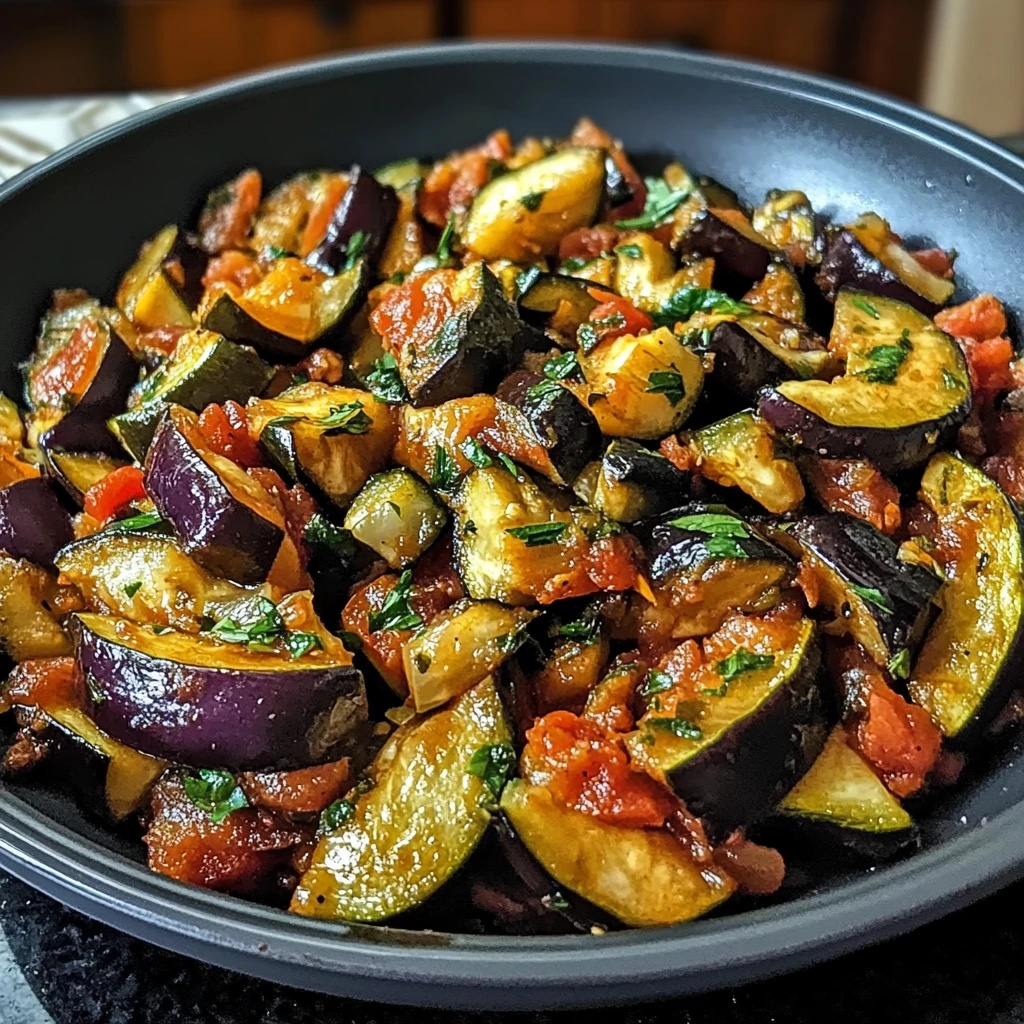 Eggplant and Zucchini Sauté 30 Minutes Easy Delicious
