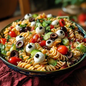 Eyeball Pasta Salad 5 Steps Ultimate Delicious