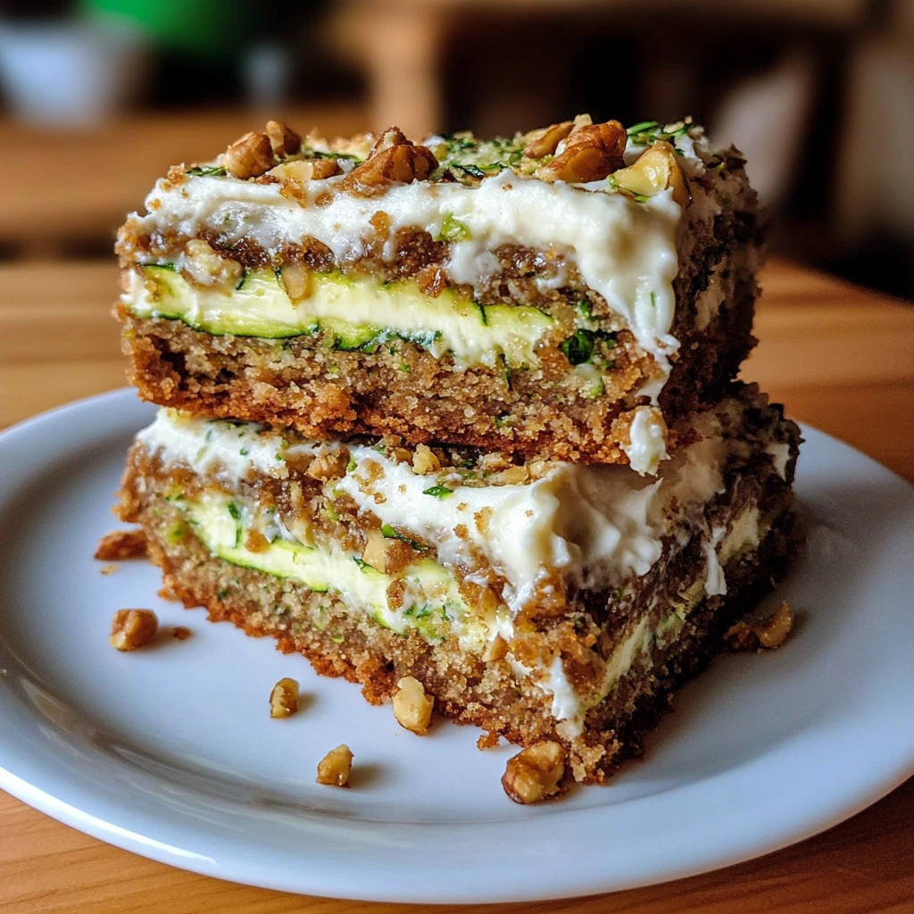 Frosted Zucchini Bars 5 Steps Ultimate Delicious