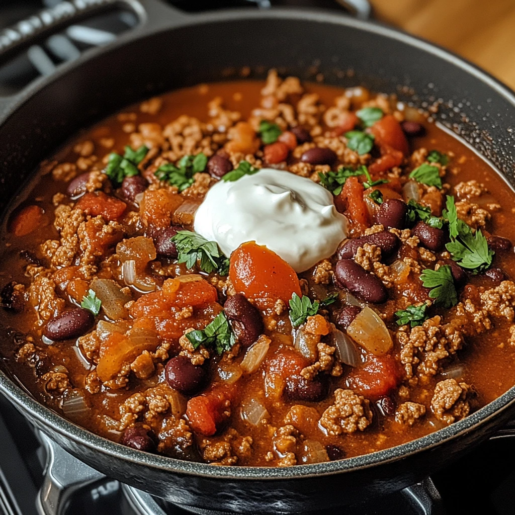 Ground Beef Stovetop Chili 30 Minutes Ultimate Delicious