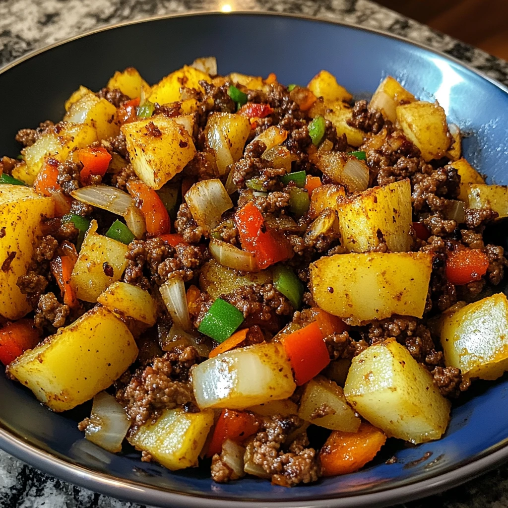 Hamburger Hash 30 Minutes Easy Delicious