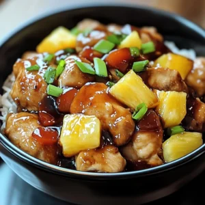 Hawaiian Crock-Pot Chicken 4 Servings Easy Delicious