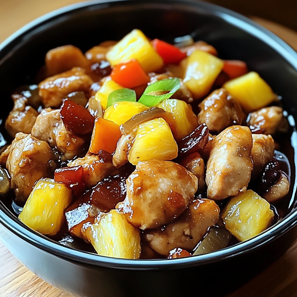 Hawaiian Crock-Pot Chicken 4 Servings Easy Delicious