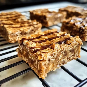 Healthy Peanut Butter Chunk Oatmeal Bars 20 Minutes Easy Delicious