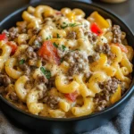 High-Protein Creamy Philly Cheesesteak Mac and Cheese