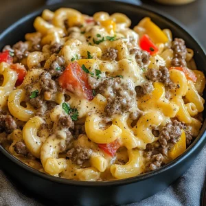High-Protein Creamy Philly Cheesesteak Mac and Cheese