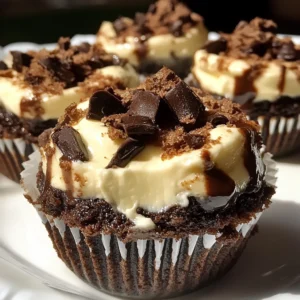 Loaded Brownie Cheesecake Cups 4 Servings Ultimate Delicious