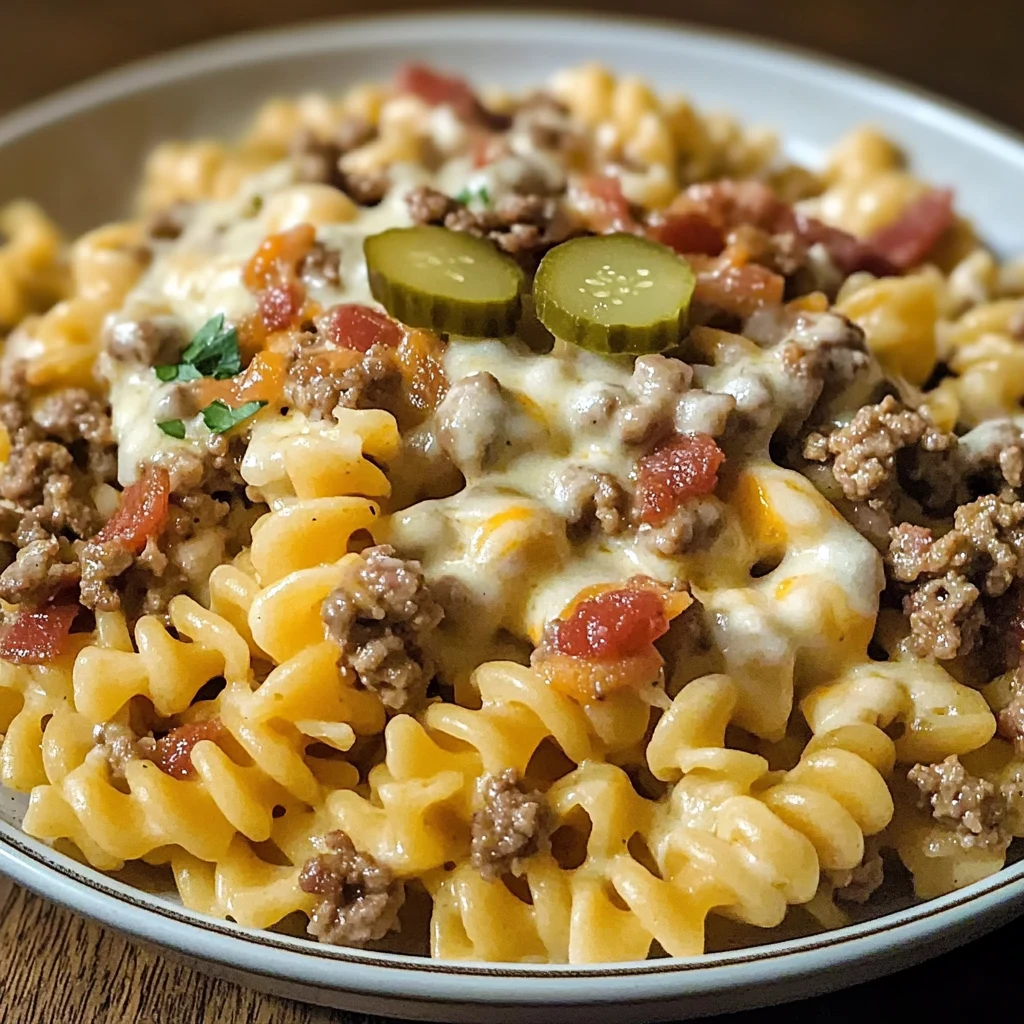 Loaded Cheeseburger Alfredo Pasta 30 Minutes Ultimate Delicious