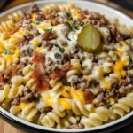 Loaded Cheeseburger Alfredo Pasta 30 Minutes Ultimate Delicious