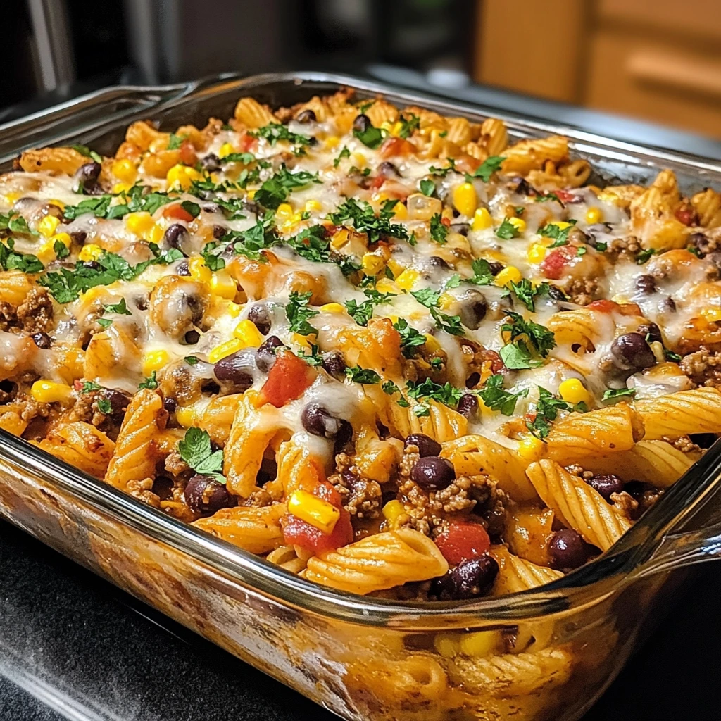 Loaded Taco Pasta Bake 30 Minutes Easy Delicious