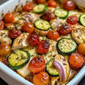 Mediterranean Chicken Zucchini Bake 30 Minutes Easy Delicious