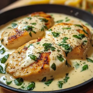 Mozzarella Chicken in Basil Cream Sauce 30 Minutes Easy Delicious