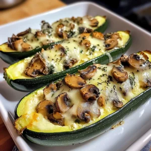 Mushroom and Ricotta Stuffed Zucchini Boats 30 Minutes Easy Delicious