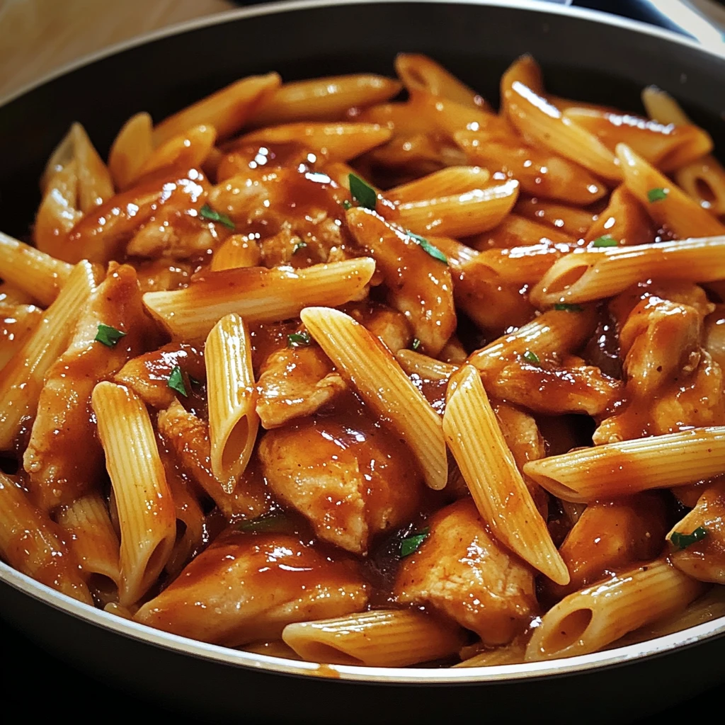Discover One-Pan Tangy Honey BBQ Chicken Penne. Easy, flavorful, and ready in just 30 minutes. Try it today!