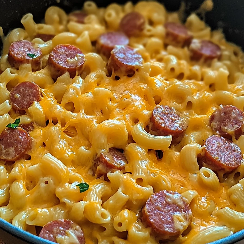 One-Pot Kielbasa Mac and Cheese 30 Minutes Easy Delicious