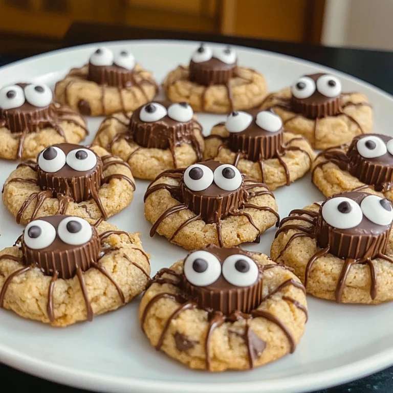 Peanut Butter Spider Cookies 8 Steps Awesome Delicious