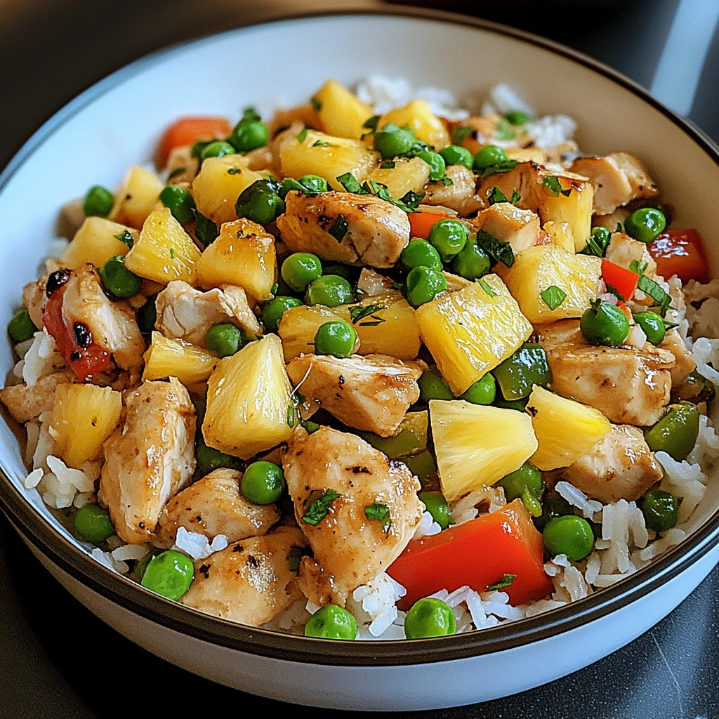 Pineapple Chicken Rice 5 Steps Ultimate Delicious