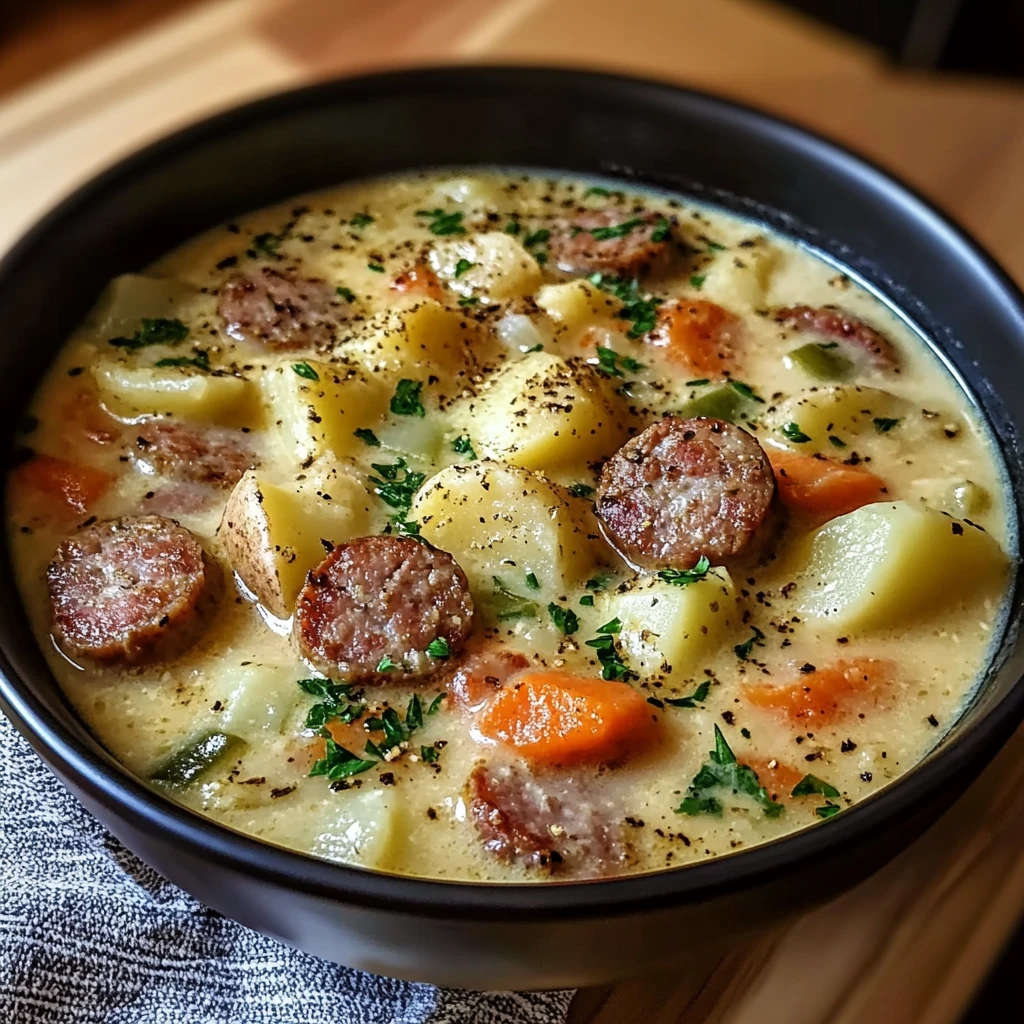 Potato and Sausage Chowder 30 Minutes Ultimate Delicious