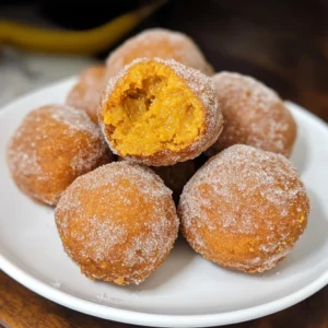 Pumpkin Donut Holes 10 Minutes Easy Delicious