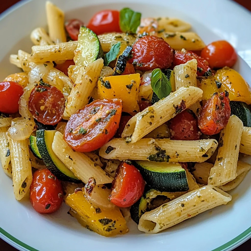 Roasted Vegetable Pasta 30 Minutes Easy Delicious