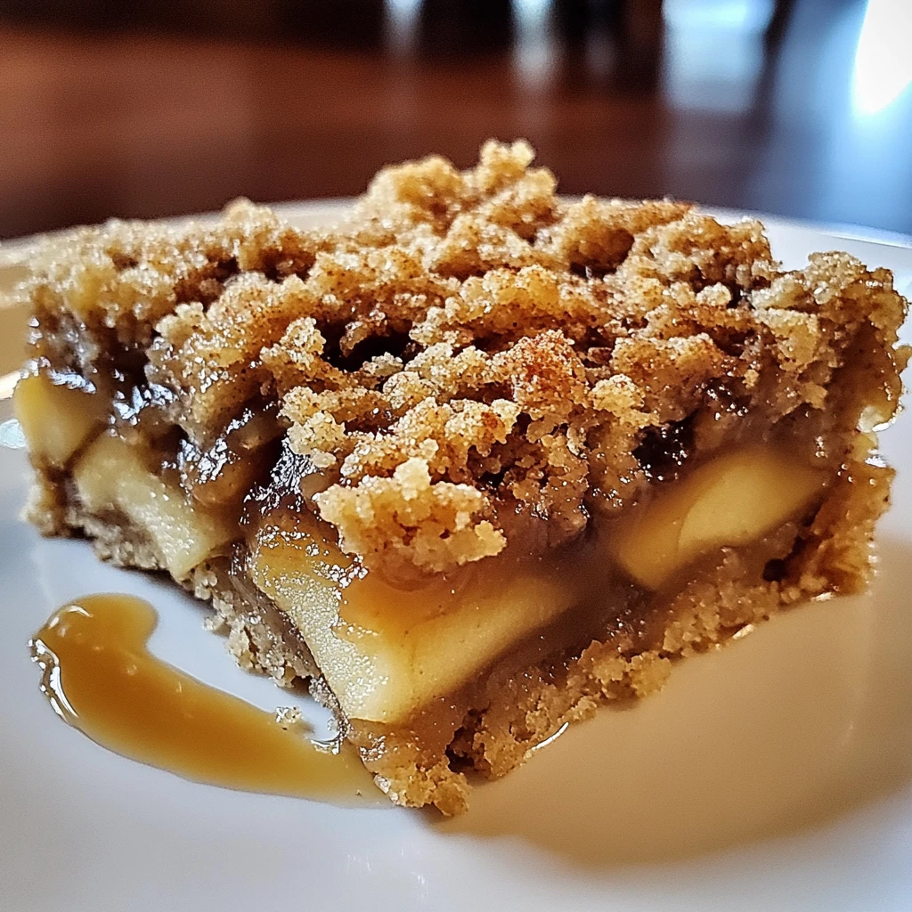 Salted Caramel Apple Crumble Bars 5 Steps Ultimate Delicious