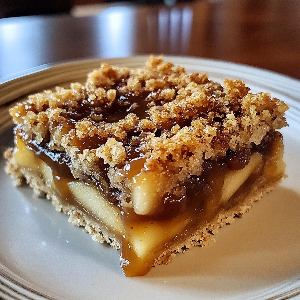 Salted Caramel Apple Crumble Bars 5 Steps Ultimate Delicious