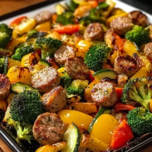 Sheet Pan Sausage and Veggies 30 Minutes Easy Delicious