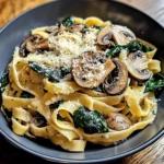 Spinach Mushroom Pasta 5 Steps Ultimate Delicious