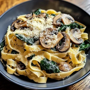 Spinach Mushroom Pasta 5 Steps Ultimate Delicious