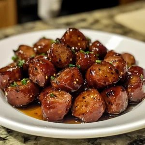 Sweet and Spicy Glazed Sausage Bites 30 Minutes Ultimate Delicious