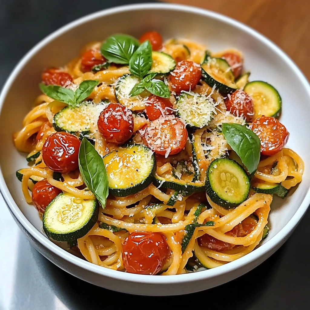 Tomato Zucchini Pasta 30 Minutes Easy Delicious