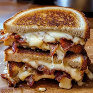 Triple Cheese Bacon Ranch Melt 4 Ingredients Ultimate Delicious