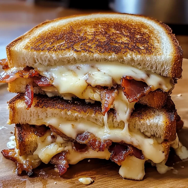 Triple Cheese Bacon Ranch Melt 4 Ingredients Ultimate Delicious