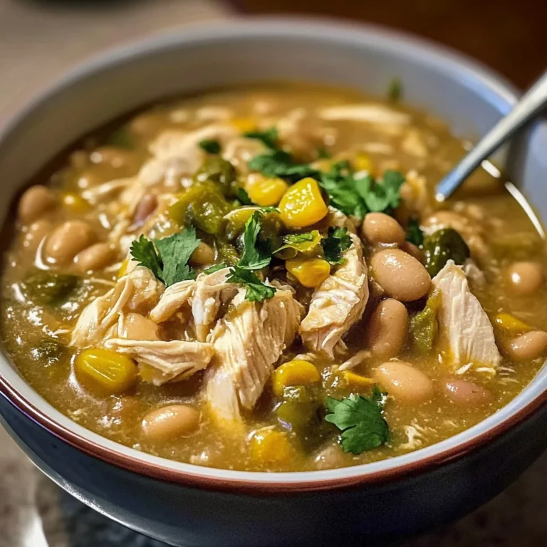 White Chicken Chili Crockpot 7 Ingredients Easy Delicious