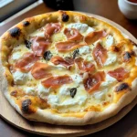 White Pizza with Prosciutto 5 Steps Ultimate Delicious