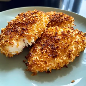 Air Fryer Coconut Crusted Chicken 15 Minutes Easy Delicious