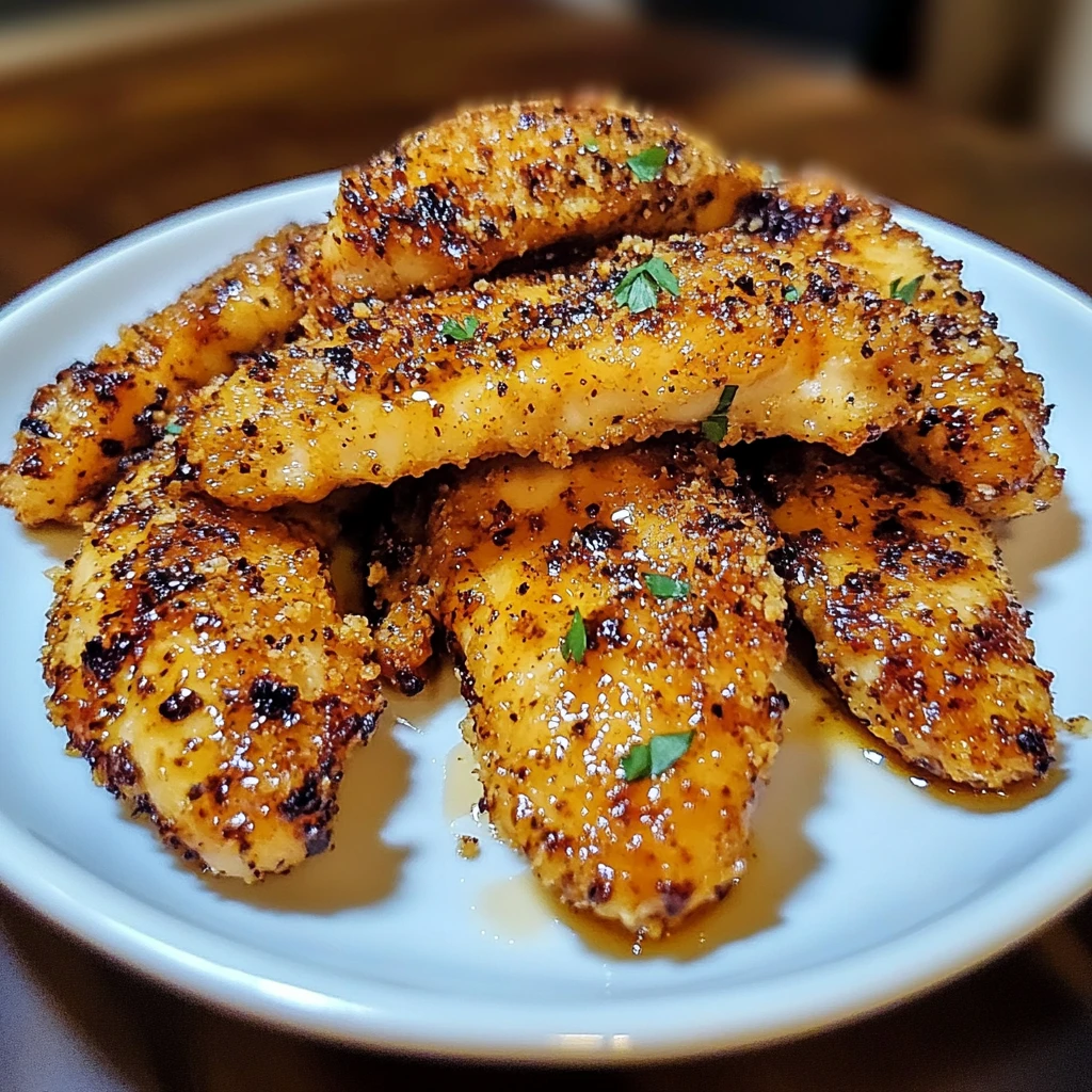 Air Fryer Honey Butter Garlic Chicken Tenders 10 Minutes Amazing