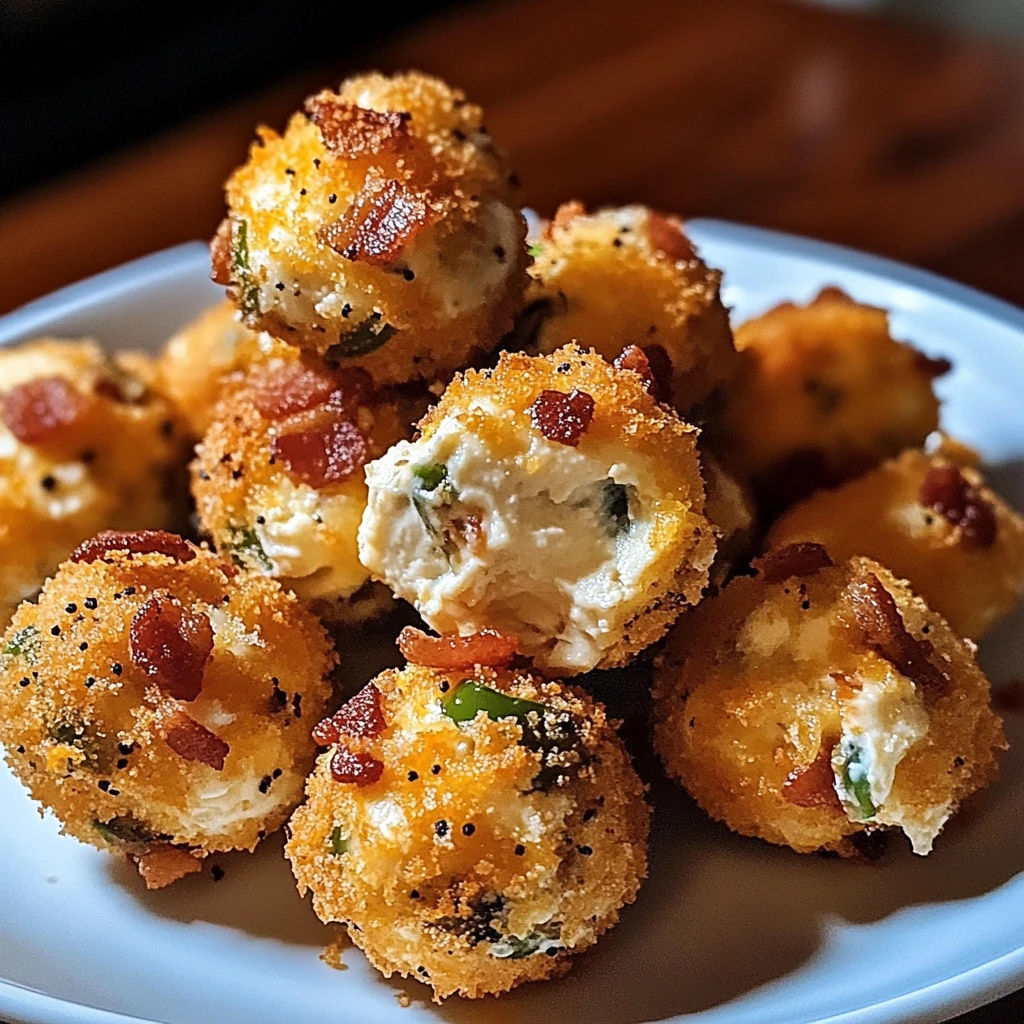 Bacon Jalapeño Popper Cheese Balls 4 Servings Ultimate Delicious