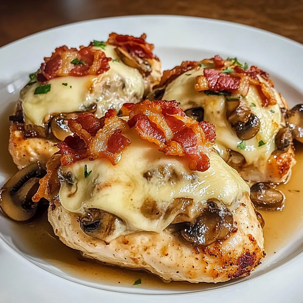 Bacon Mushroom Stuffed Chicken 30 Minutes Ultimate Delicious