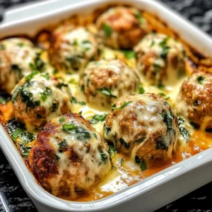 Creamy Baked Chicken Ricotta Meatballs 30 Minutes Easy Delicious
