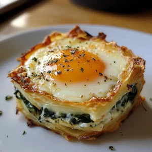 Baked Eggs Napoleon in 5 Steps - Ultimate Deliciousness
