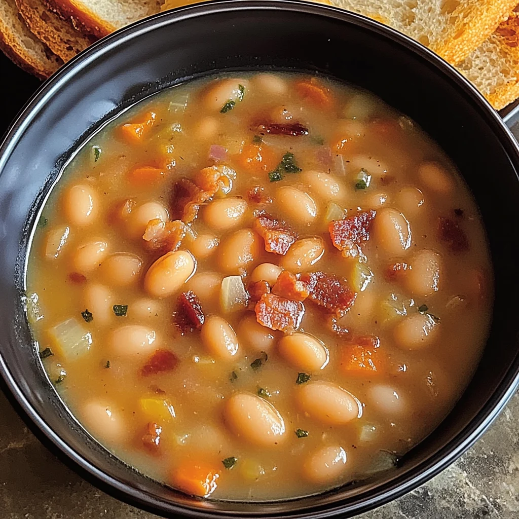 Bean with Bacon Soup 5 Steps Ultimate Delicious