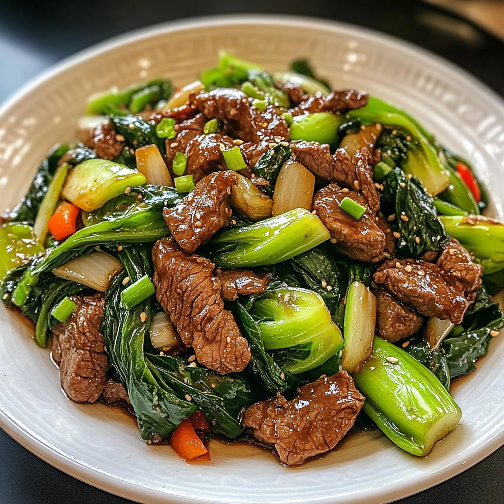 Bok Choy Stir-Fried Beef 30 Minutes Easy Delicious