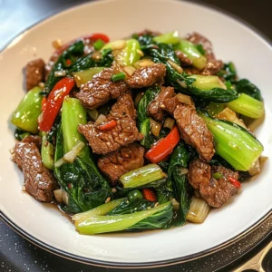 Bok Choy Stir-Fried Beef 30 Minutes Easy Delicious