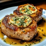 Boursin Stuffed Pork Chops 4 Servings Ultimate Delicious