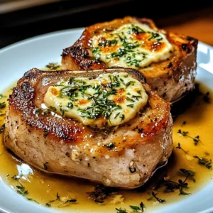 Boursin Stuffed Pork Chops 4 Servings Ultimate Delicious