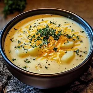 Cheddar Garlic Herb Potato Soup 30 Minutes Easy Delicious